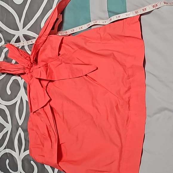 J.Crew Women Wildflower Pink One Shoulder Gathered Bow Top - Picture 5 of 7